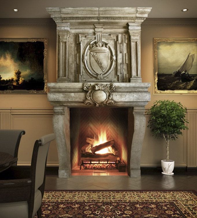 Fireplace mantel