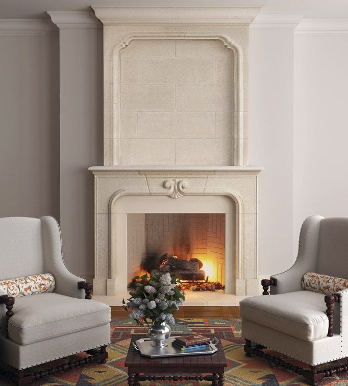 Fireplace mantel
